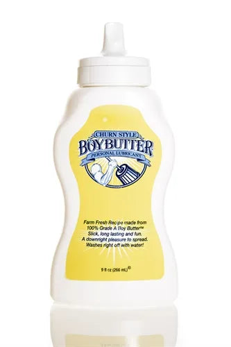 Boy Butter Original – Coconut Oil-Based Personal Lubricant 9 Oz Squeeze