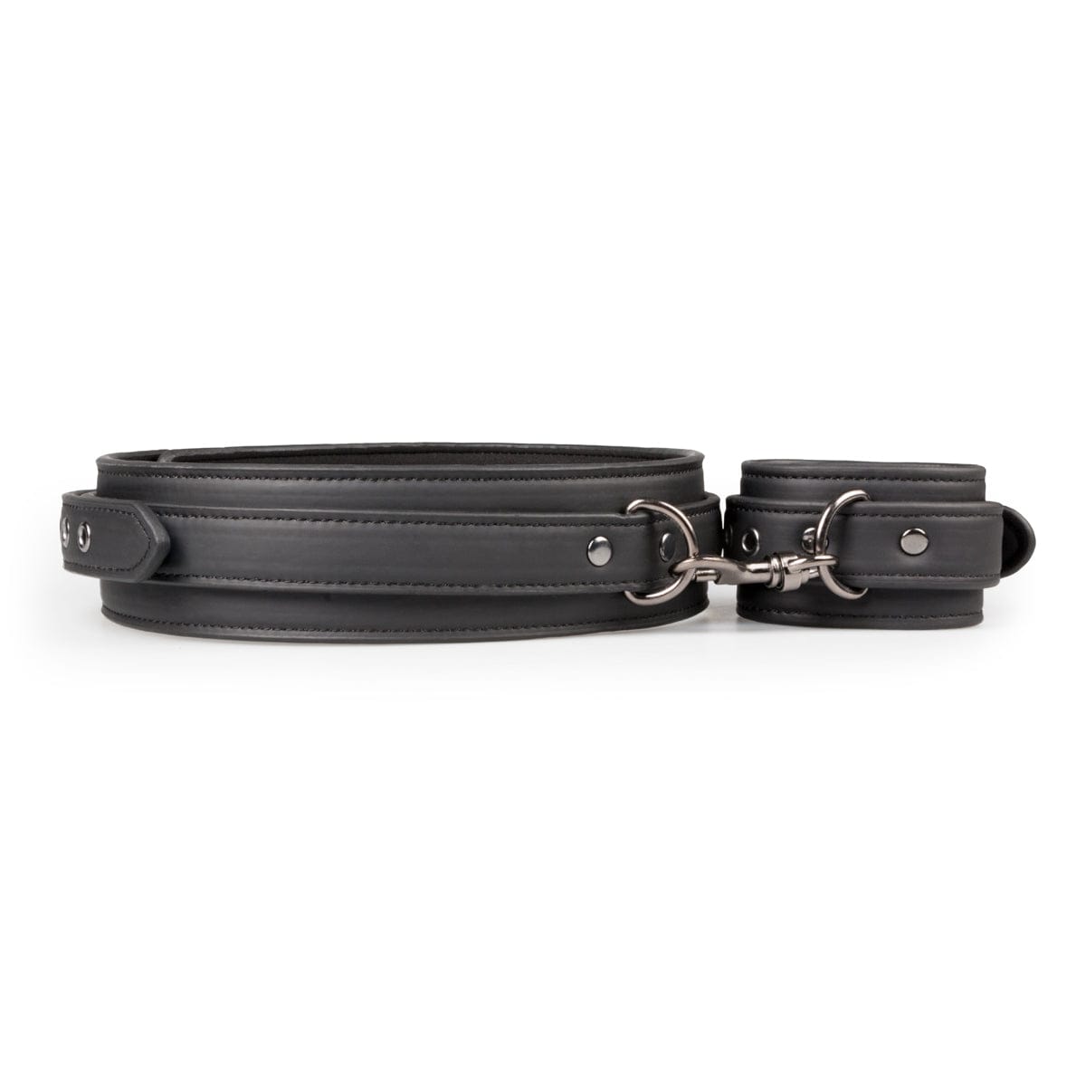Thigh and Wrist Cuff Set – Durable Faux Leather BDSM Restraint Accessory