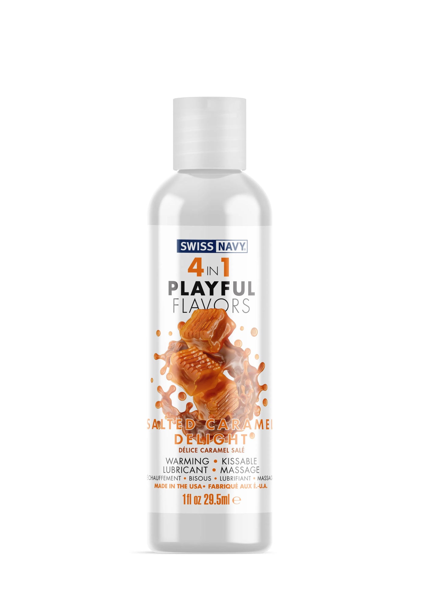Swiss Navy Playful Flavors Salted Caramel Delight – 1 Fl Oz Lubricant