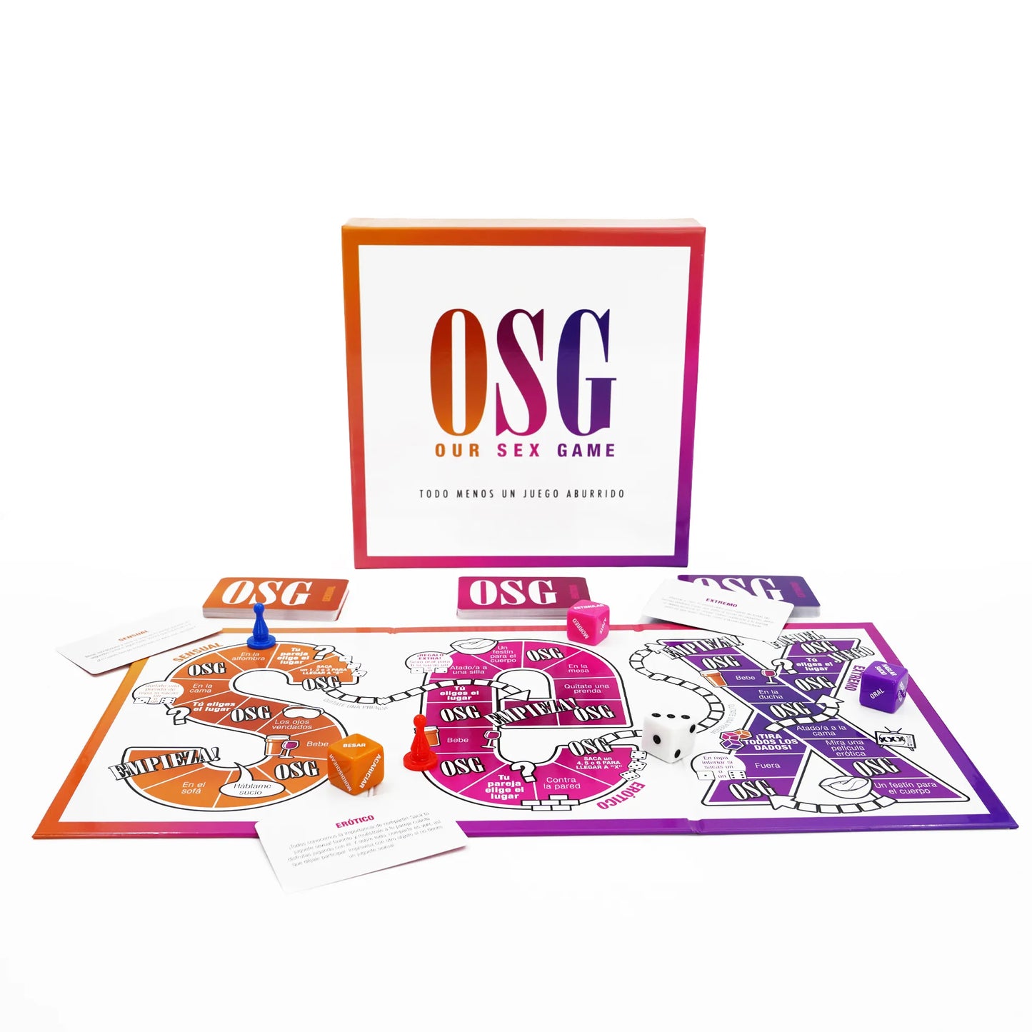 Our Sex Game Spanish Edition – Erotic Conversation Board Game