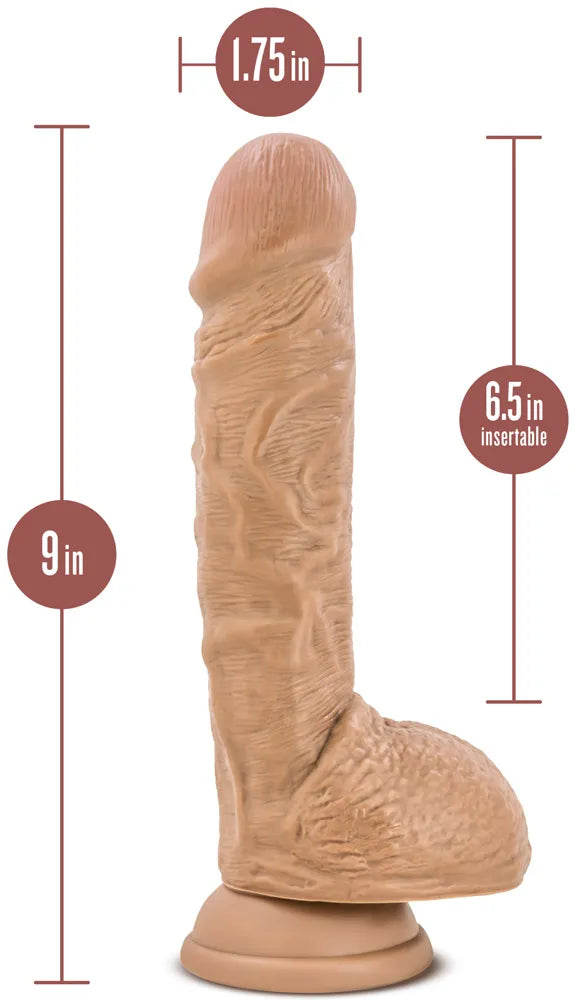 Au Naturel Big Billy – 9 Inch Ultra-Realistic Dildo