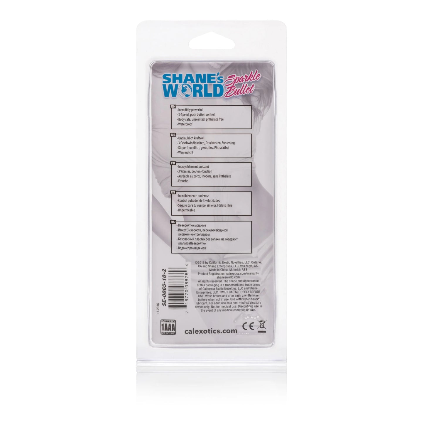 Shane's World Sparkle Bullet – Compact Discreet Bullet Vibrator
