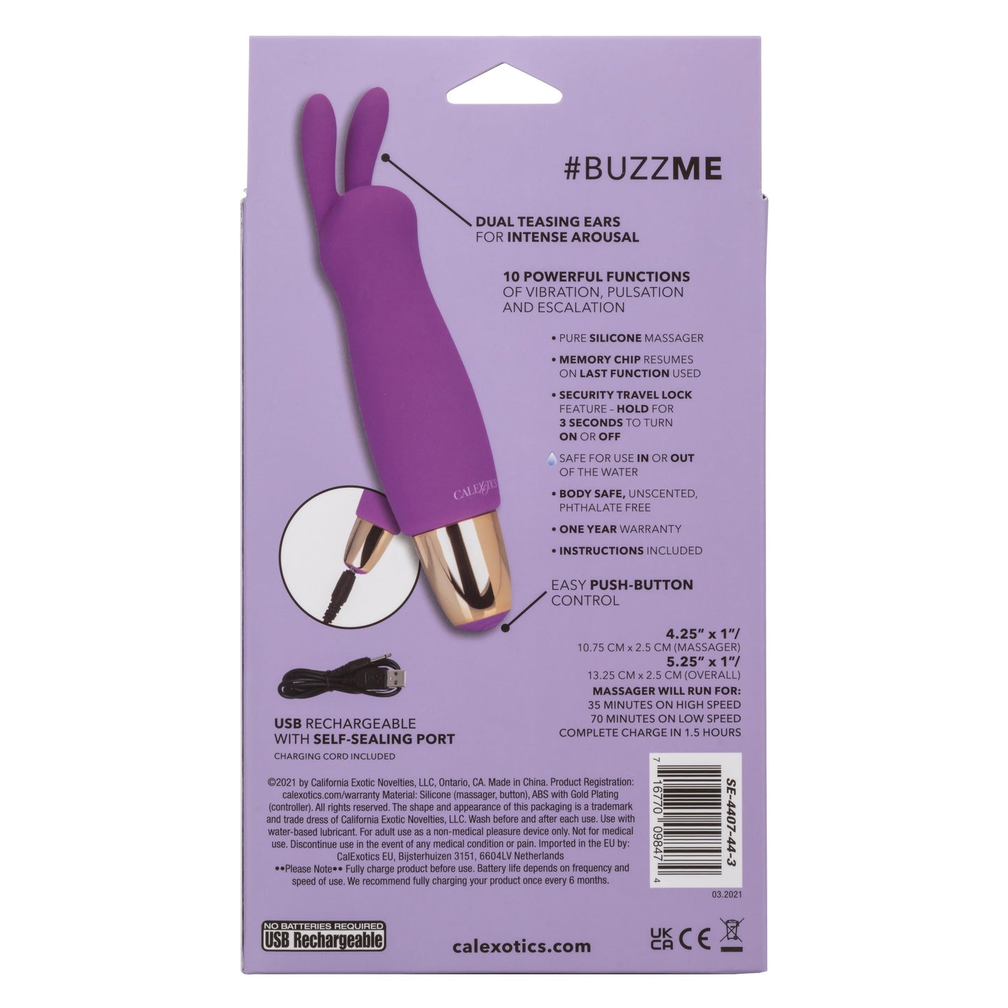 Slay Buzz Me Mini Rabbit Clitoral Massager