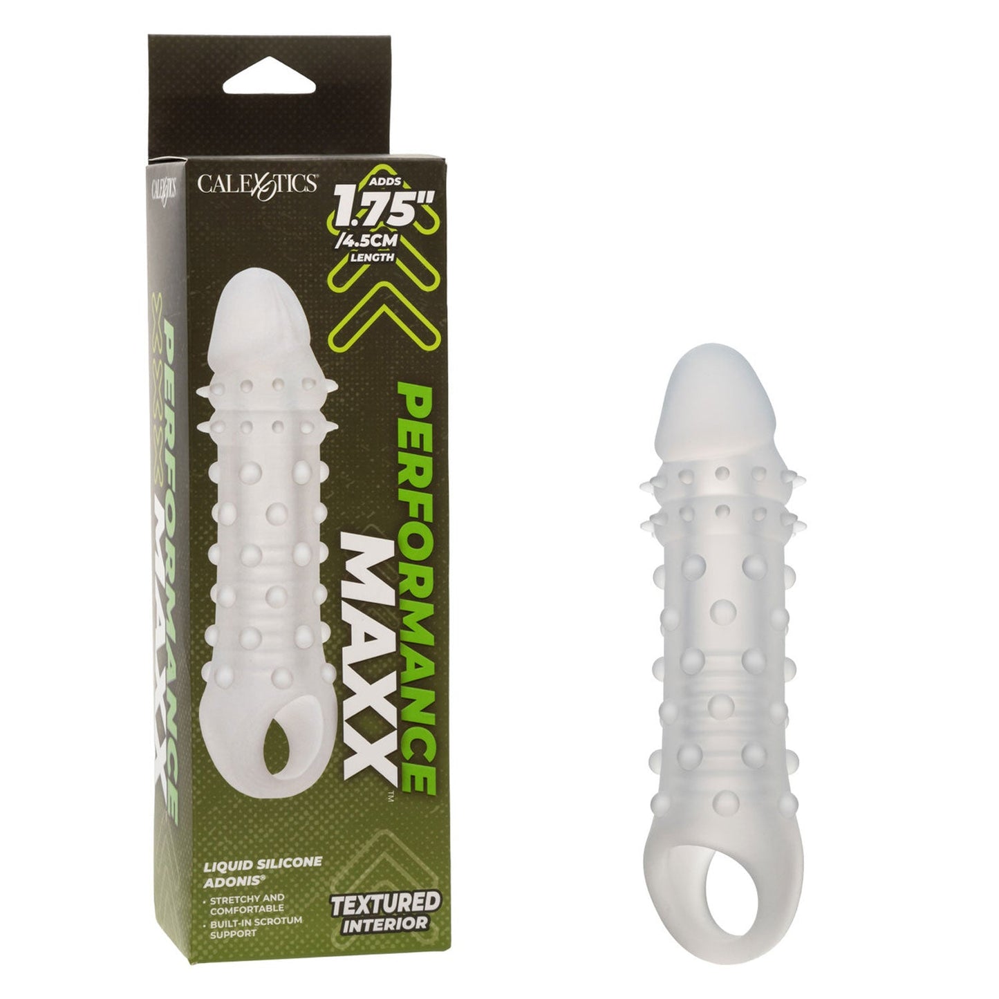 Performance Maxx Liquid Silicone Adonis 1.75 Inch Textured Enhancer