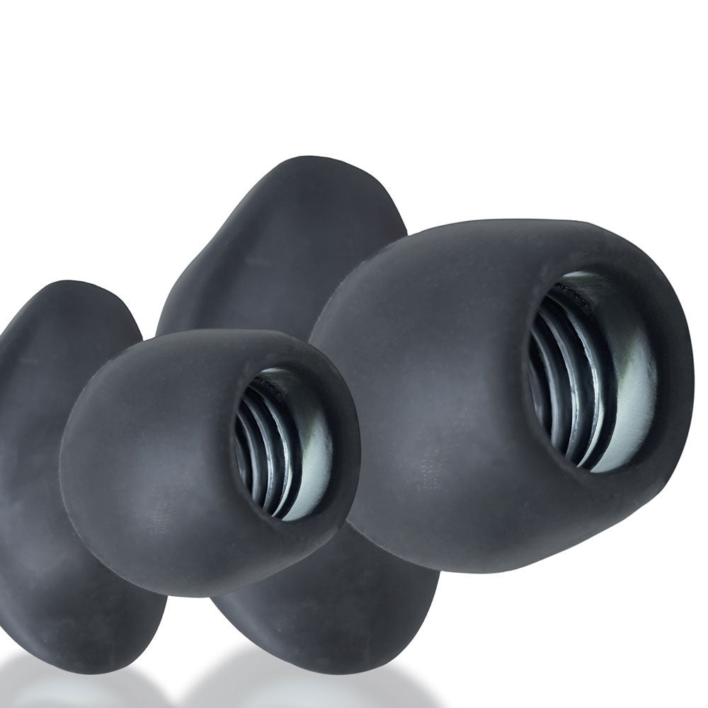 Morph Hole 1 (Black Ice) – Small Silicone Gaping Plug