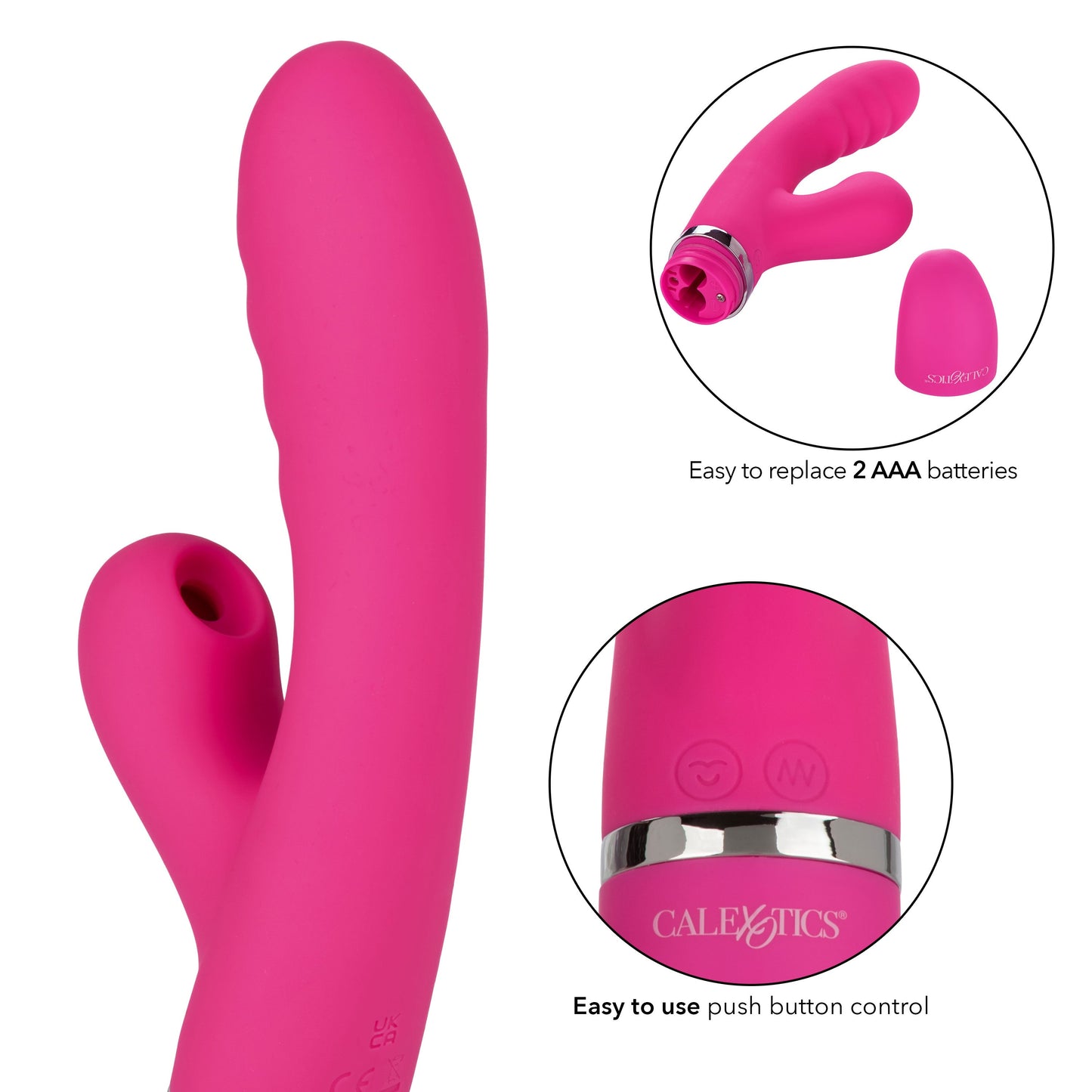 Foreplay Frenzy Pucker – Dual Motor Rabbit Vibrator with Suction