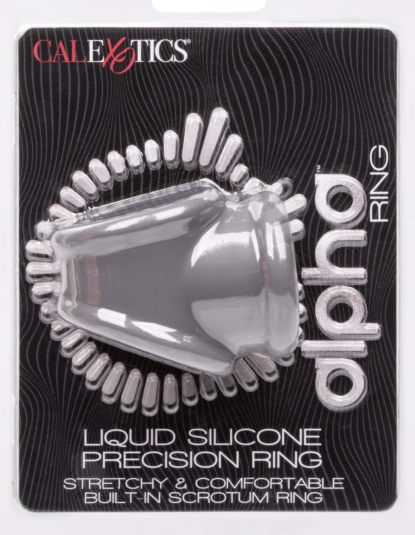 Alpha Liquid Silicone Precision Ring (Gray) – Ultra Stretchy Cock Ring
