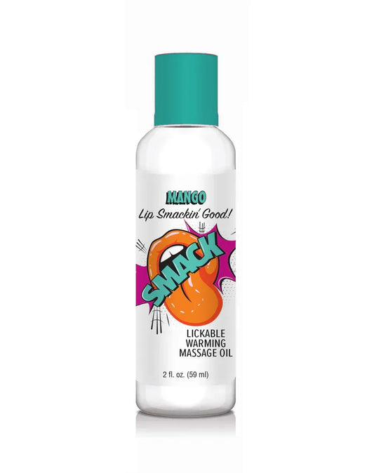Smack Mango Lickable Massage Oil 2oz – Warming Massage Oil