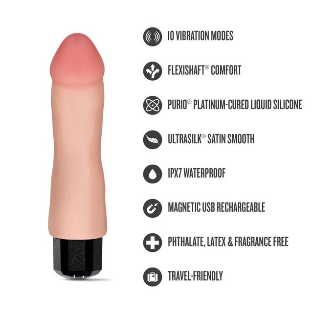 Dr. Skin Dr. Avery (Beige) – Luxury 7.5 Inch Vibrator