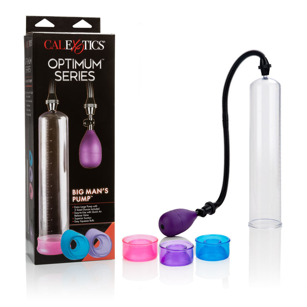 Big Mans Pump 12 Inch With Interchangeable Sleeves Penis Pump