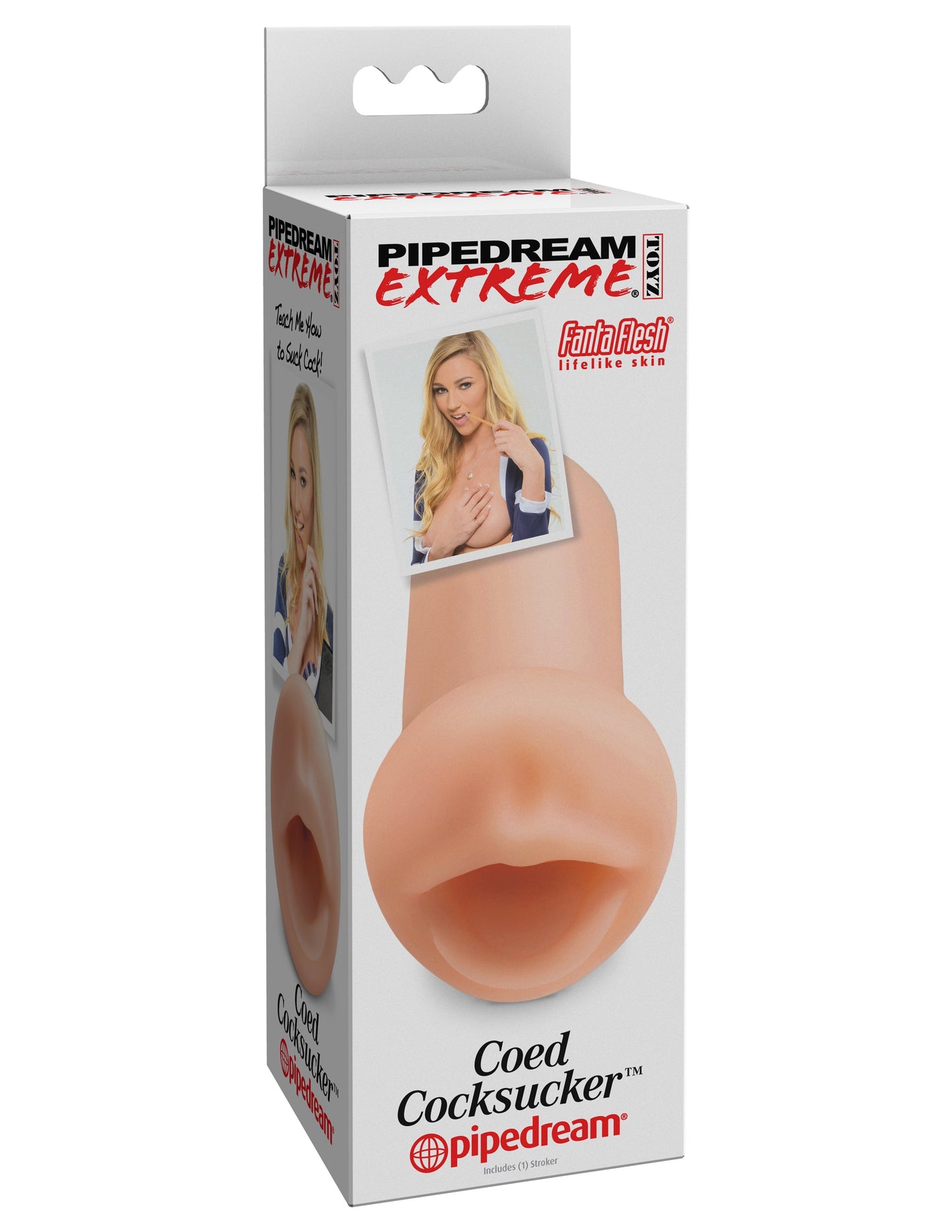 Pipedream Extreme Toyz Coed Cocksucker (Flesh) – Realistic Flesh Mouth Stroker