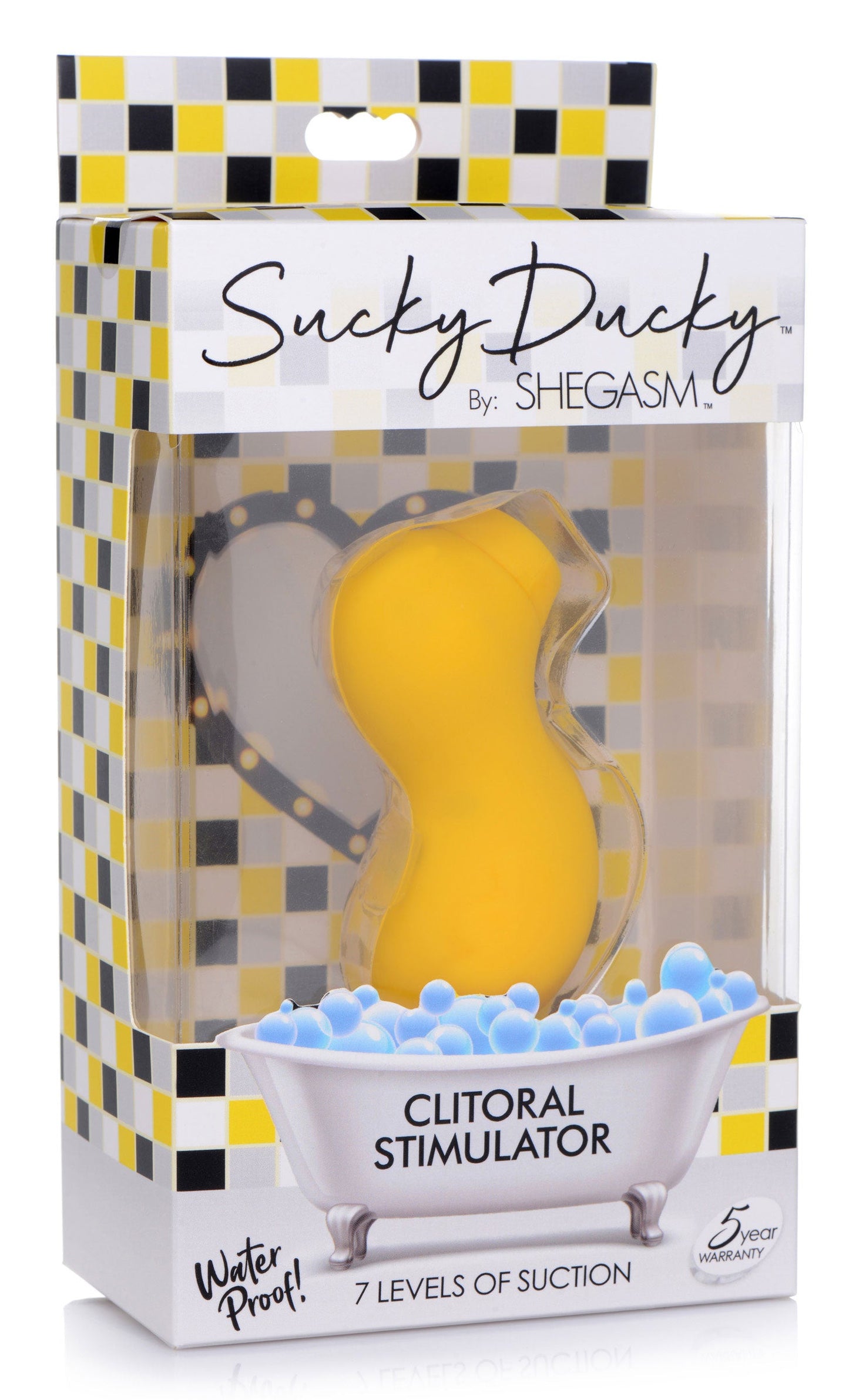 Shegasm Sucky Ducky Clit Stimulator in Pink