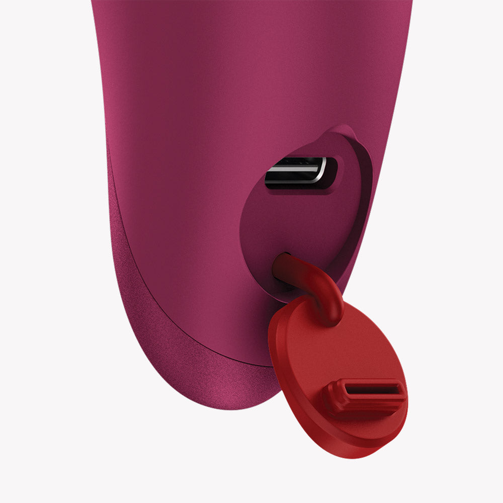 Fun Factory Charme (Wine) – USB-C Rechargeable Silicone Clitoral Stimulator