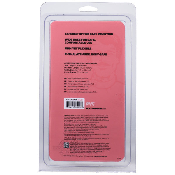 Classic Smooth Butt Plug Medium Flesh Pink