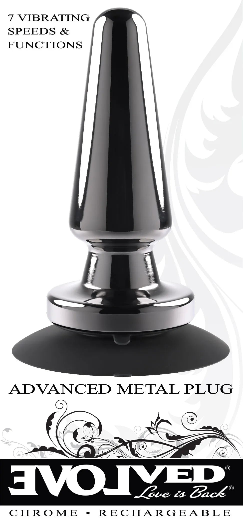Advanced Metal Plug – 7-Speed Hands-Free Vibrating Butt Plug