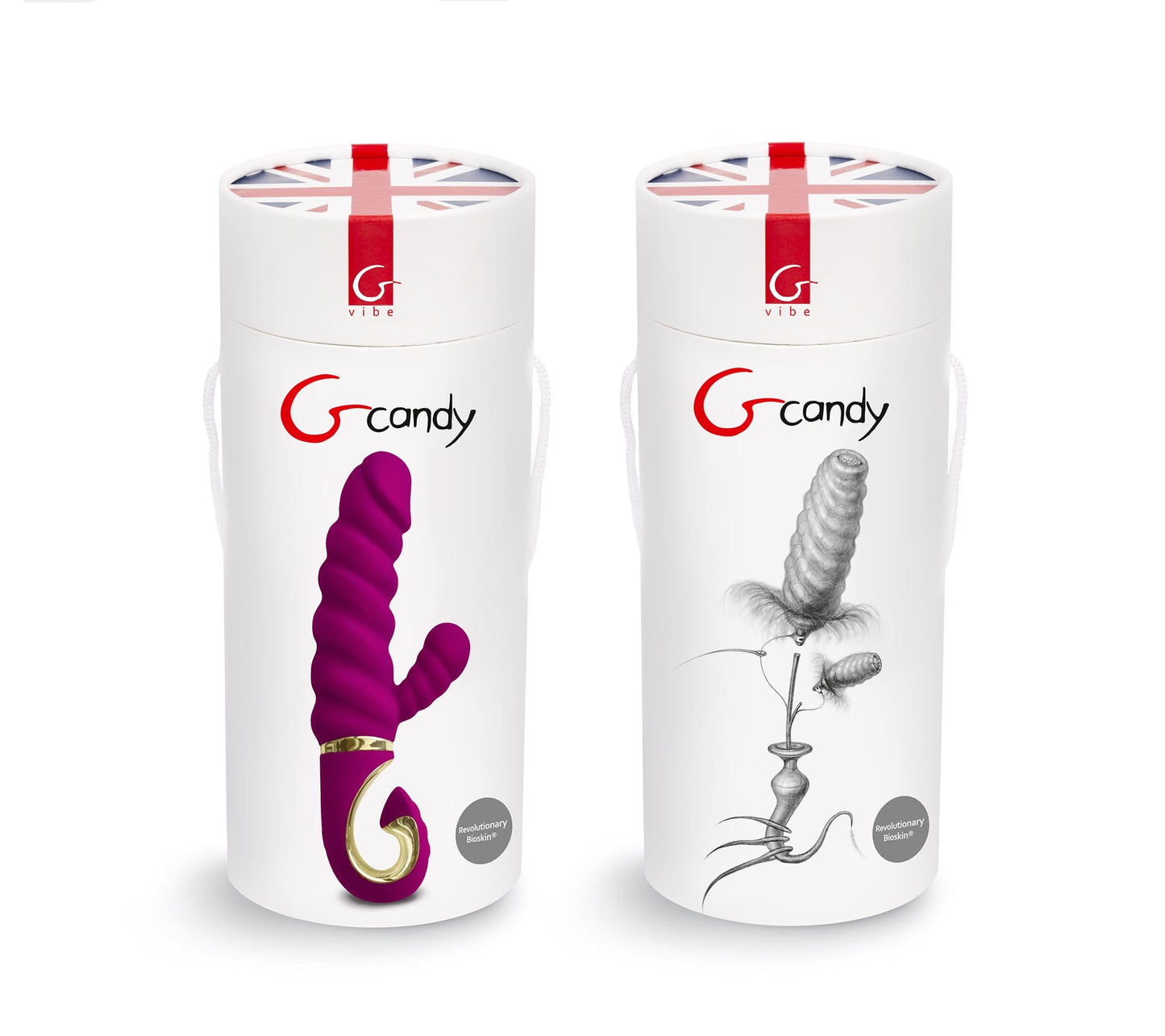 Gcandy Raspberry Dual Motor Vibrator Waterproof 4 Inch