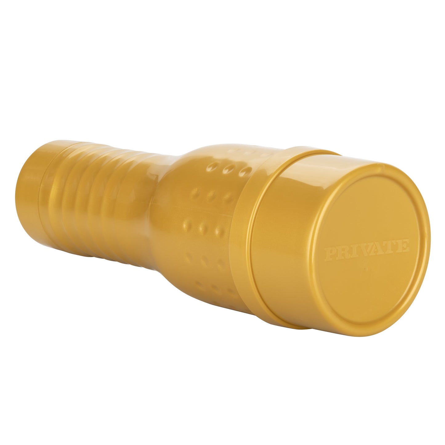 Private Tube Personal Trainer Tub Gold Real Skin TPR Suction Masturbator Sleeve