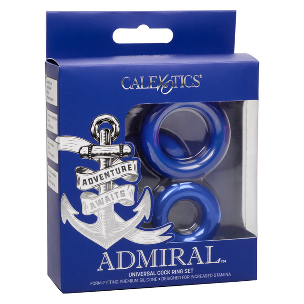Admiral Universal Cock Ring Set – Gradual Size Silicone Rings Set