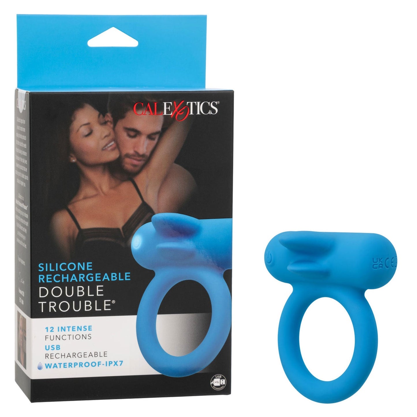 Silicone Rechargeable Double Trouble – Rechargeable Couples Vibrator