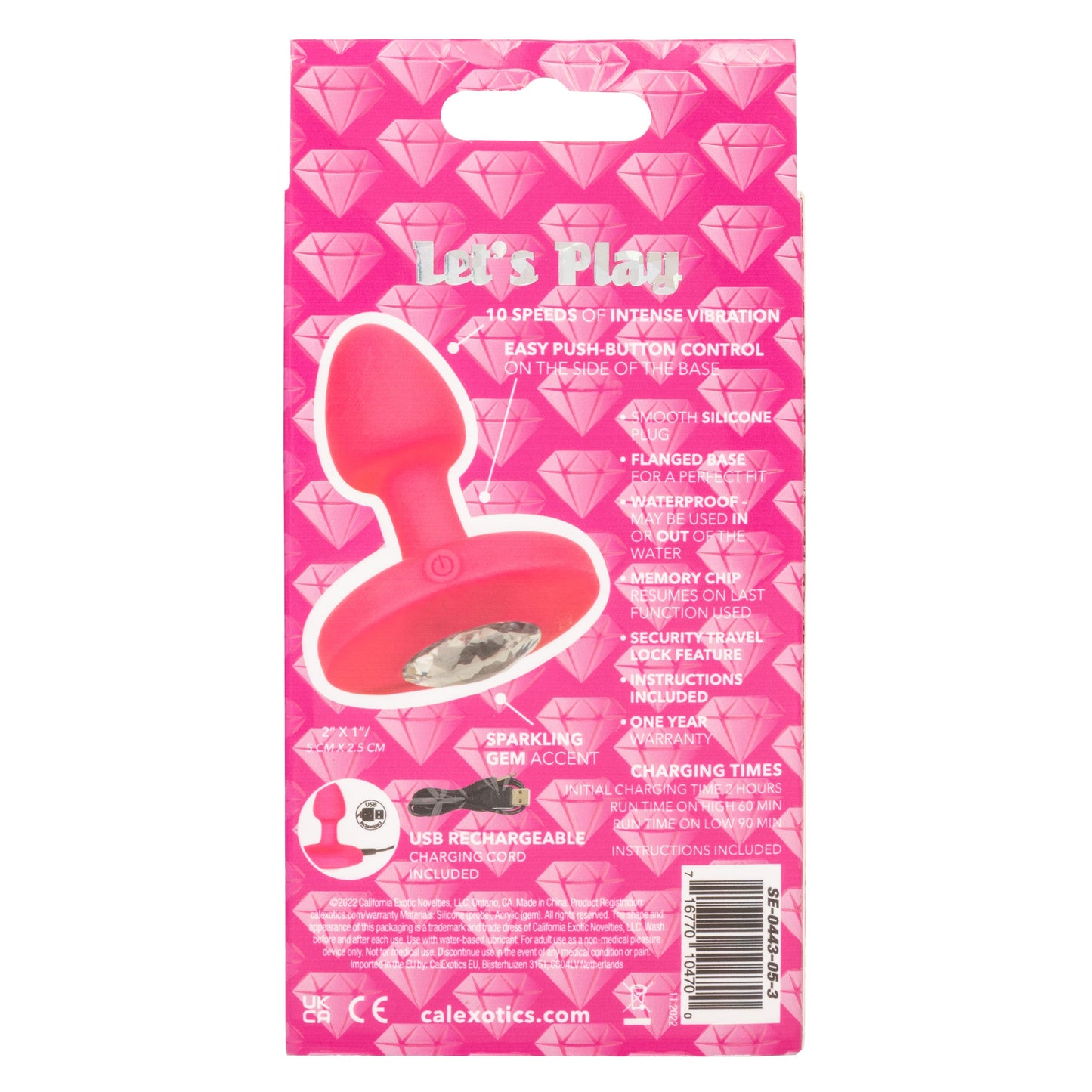 Cheeky Gems Small Rechargeable Vibrating Probe – Flexible Silicone Probe Vibrator