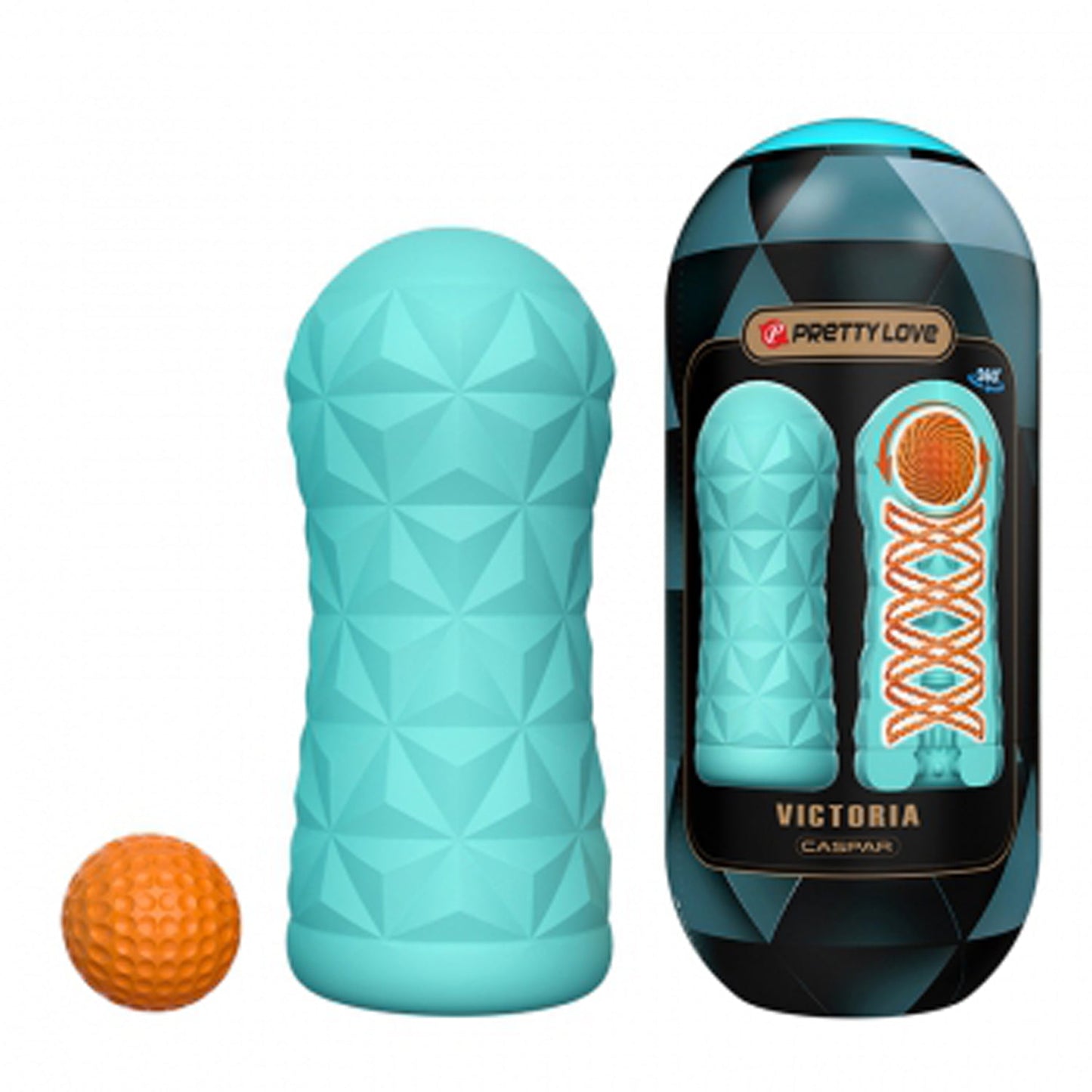Victoria Masturbator Sleeve – Reusable Stimulation Sleeve with Coil and Ball