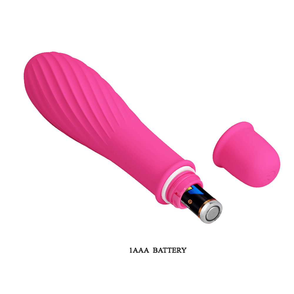 Solomon Mini Vibrator – Silicone Small Vibrator with Swirl Tip