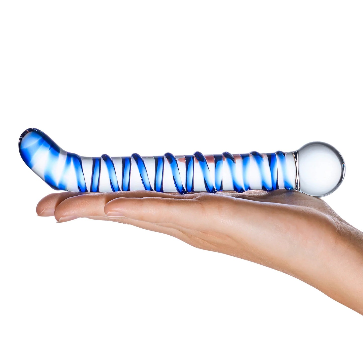Mr Swirly 6.5 Inch Glass G-Spot Dildo for Intimate Pleasure