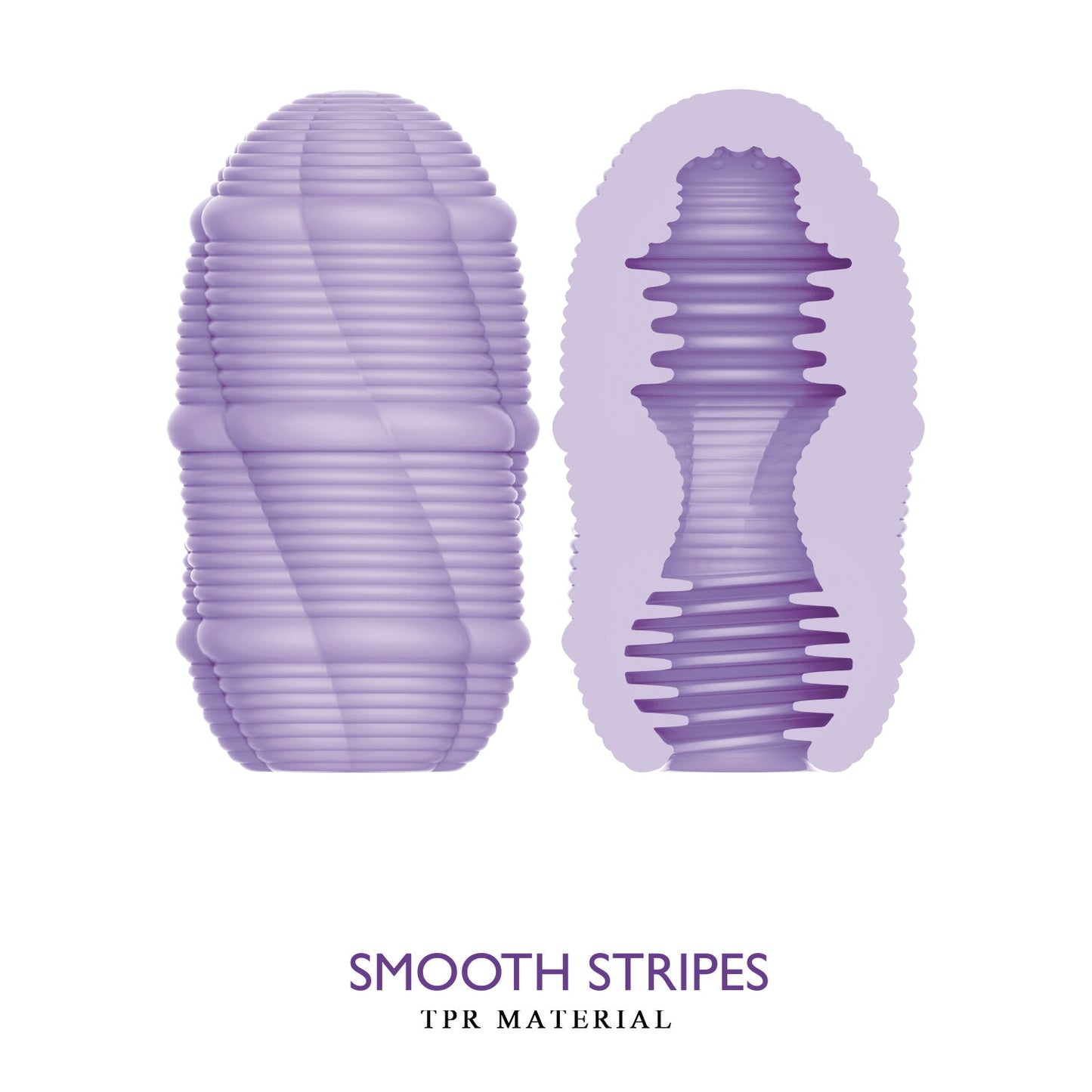 Pretty Love Cupid X Smooth Stripes – Textured Masturbator