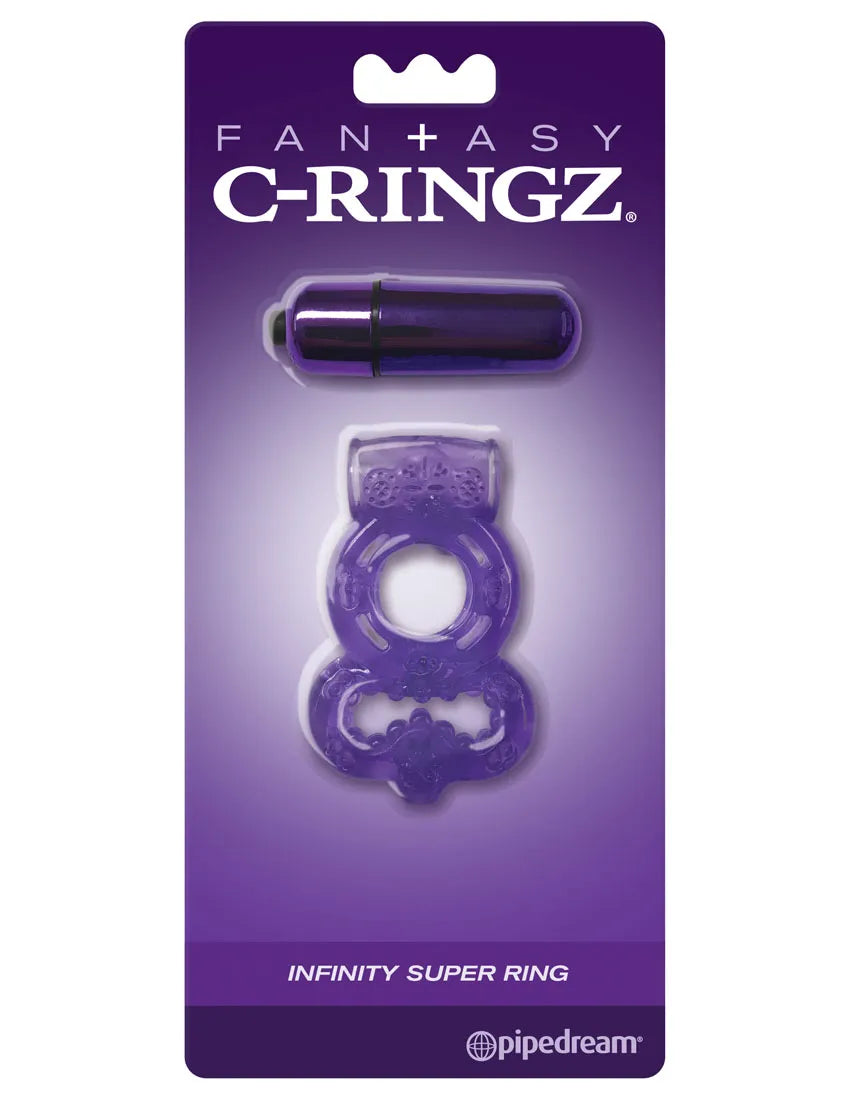Fantasy C-Ringz Infinity Super Ring (Purple) – Vibrating Cock Ring