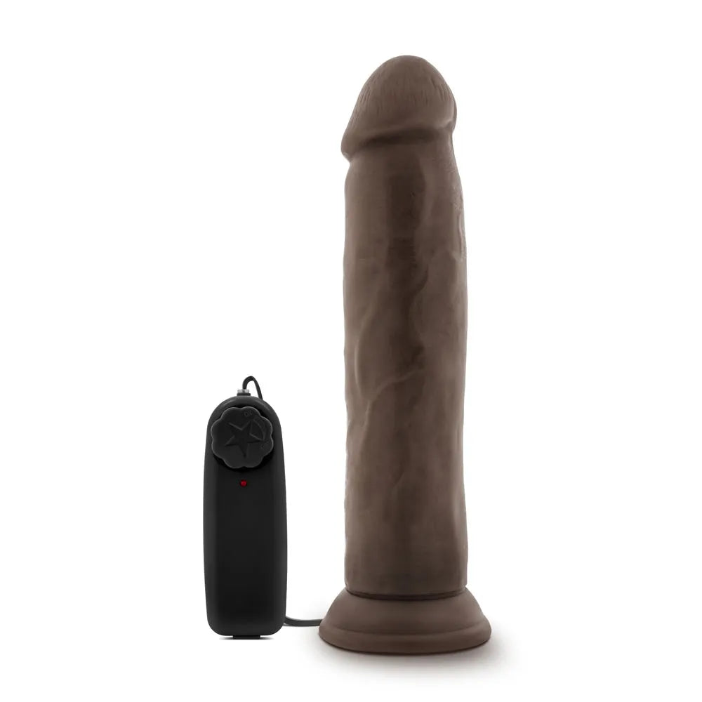 Dr. Skin Dr. Throb – 9.5 Inch Vibrating Realistic Cock with Suction Cup