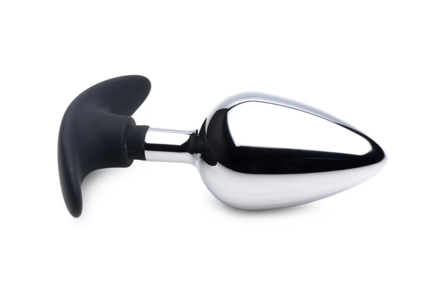 Dark Invader Metal and Silicone Weighted Large Anal Plug
