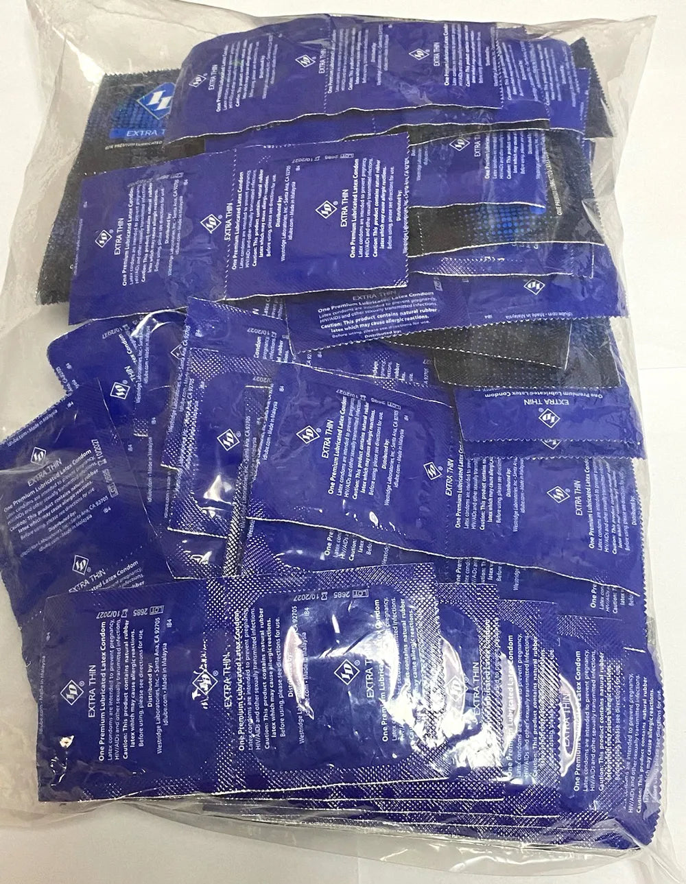 ID Extra Thin Condoms – Bulk Pack of 144 Thin Condoms