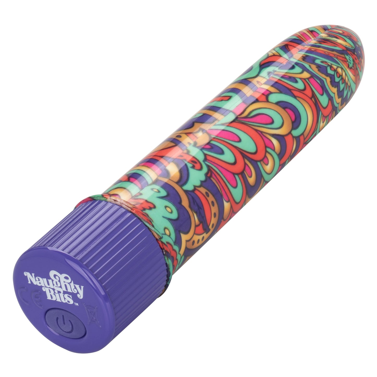 Naughty Bits Shake It Off Powerful Mini Vibrator 4.25 Inch Waterproof Colorful Design