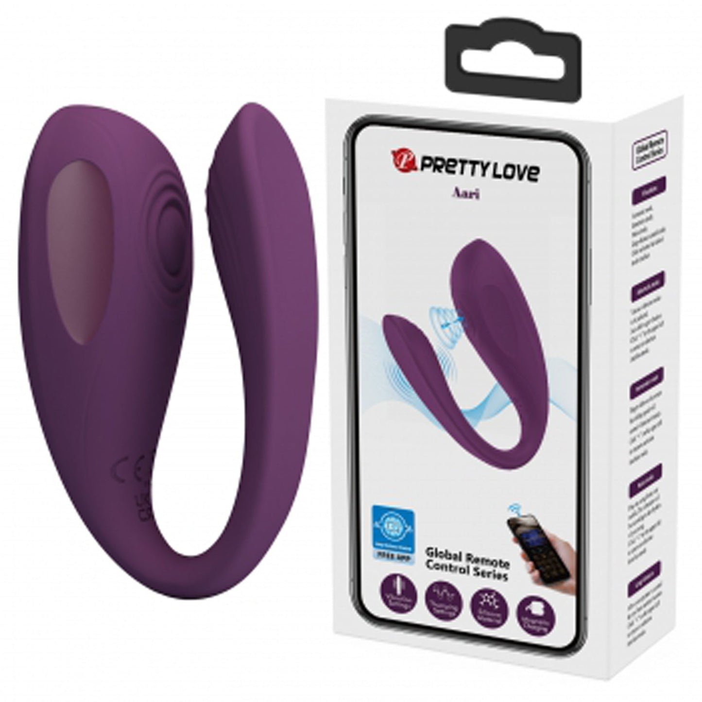 Aari Byzantium – App Control Couples Vibrator with 10 Vibration and Thumping Settings