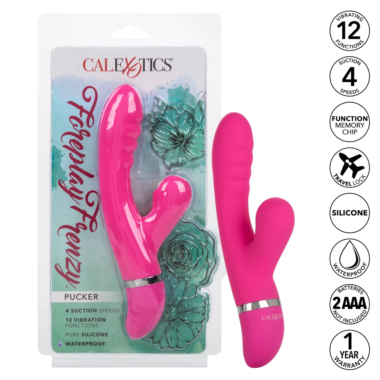 Foreplay Frenzy Pucker – Dual Motor Rabbit Vibrator with Suction