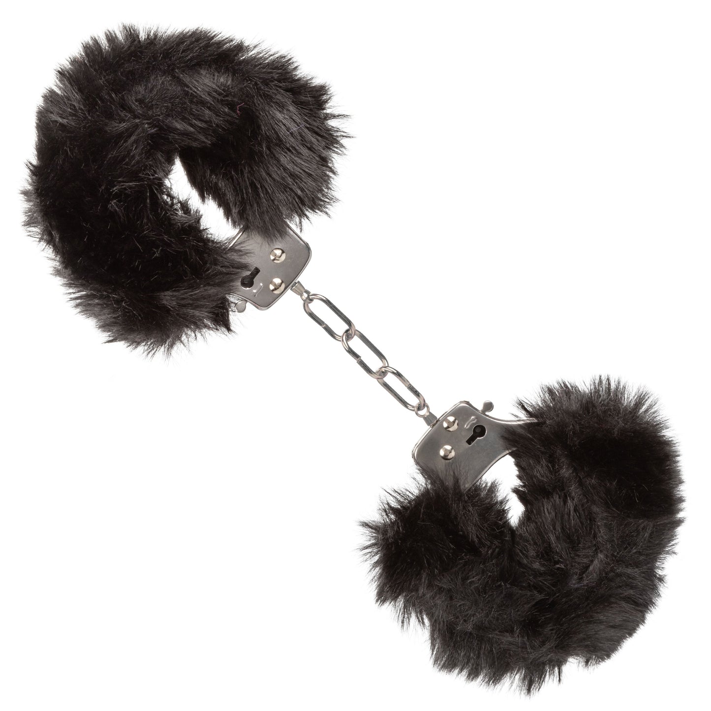 Ultra Fluffy Black Furry Bondage Cuffs