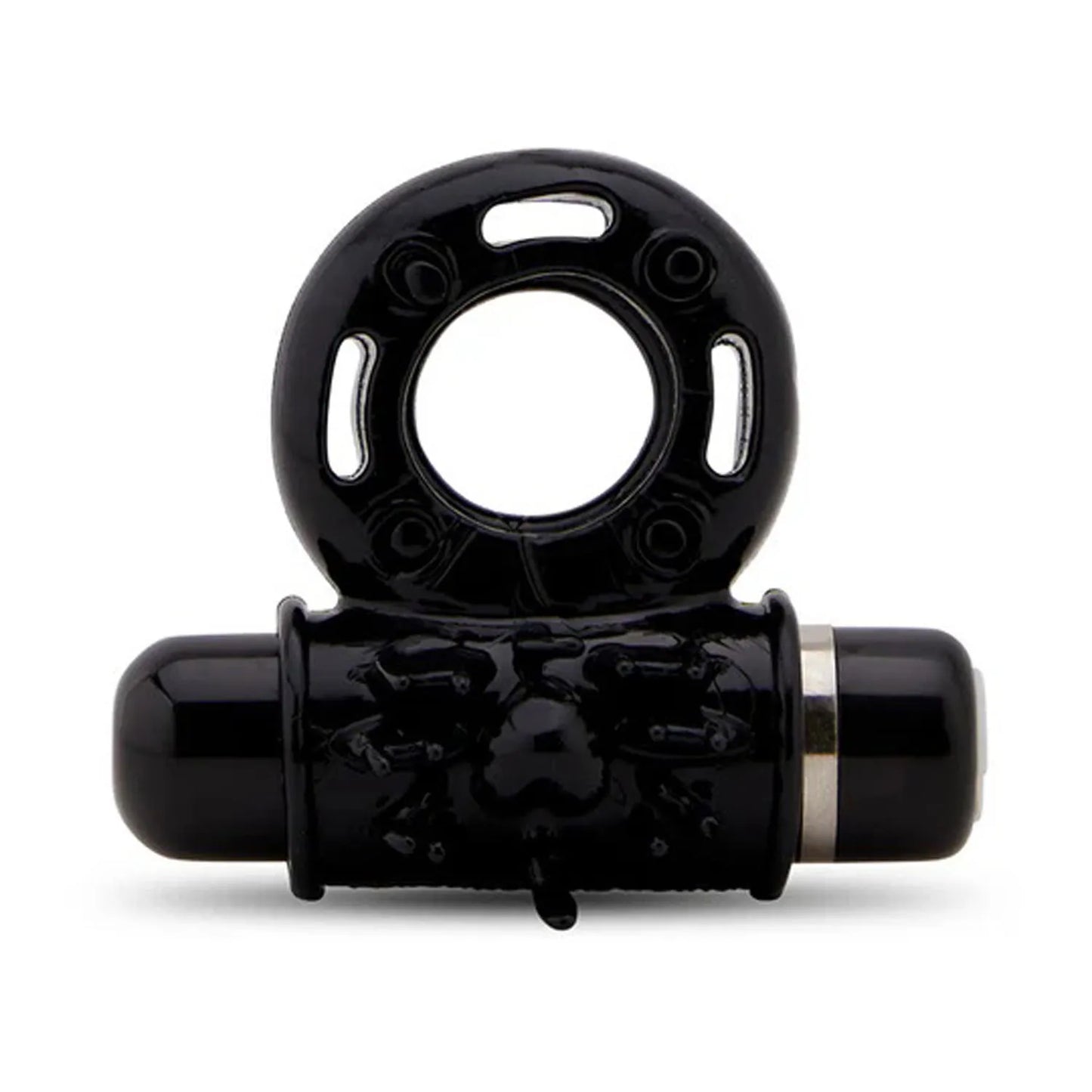 Nu Sensuelle Ultra Flex Mate (Black / Clear) – Couples Ring with Vibration