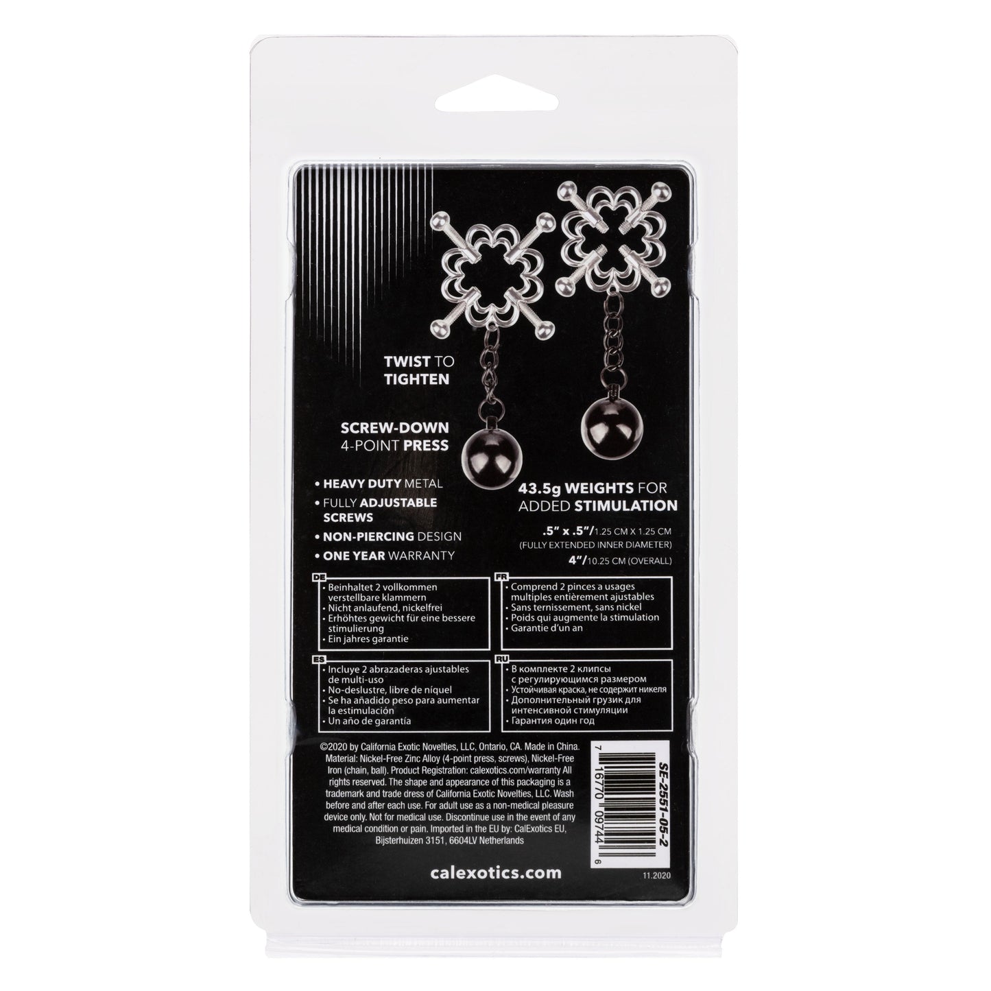 Nipple Grips 4 Point Weighted Nipple Press – 43.5g Nipple Clamp