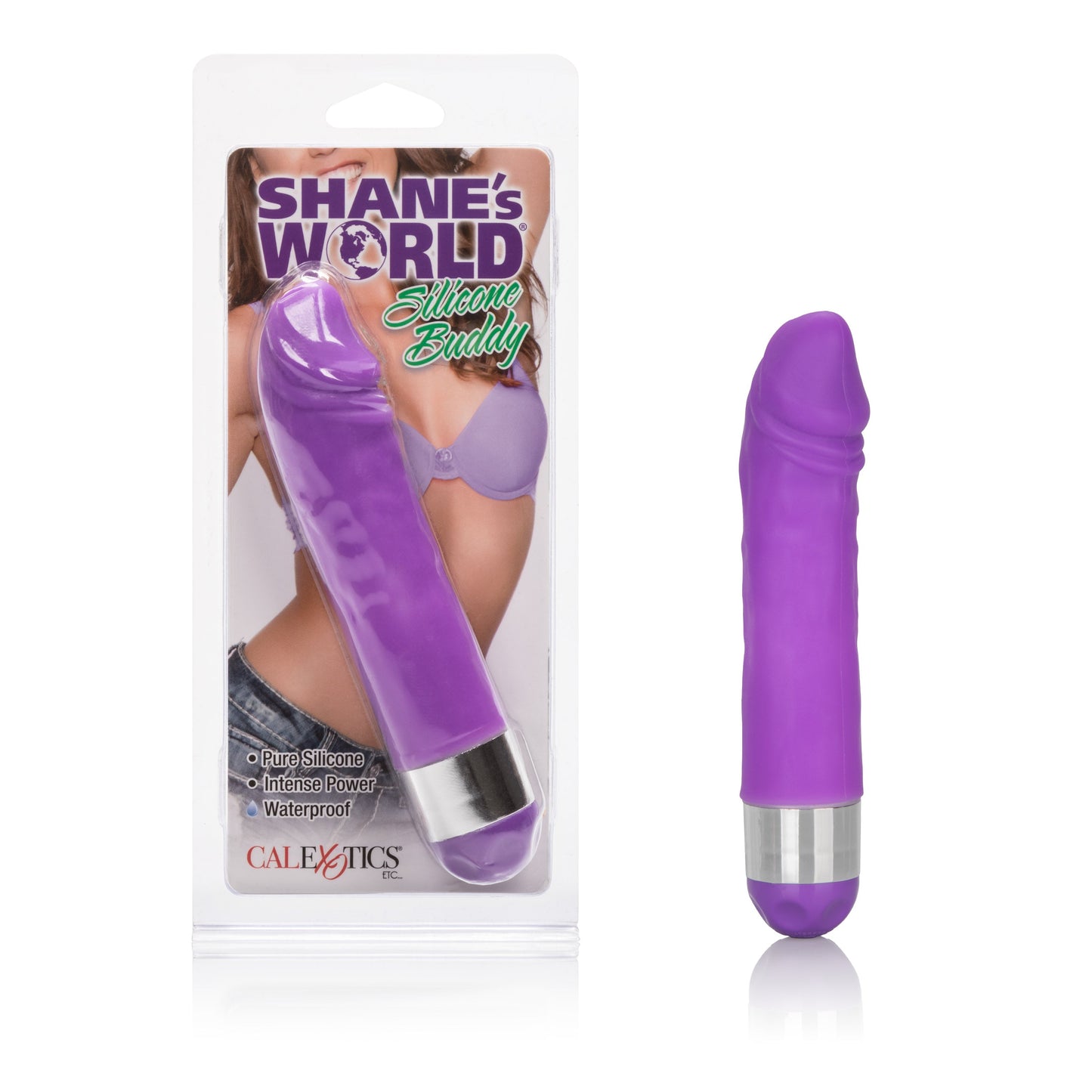 Shanes World Silicone Buddy Purple Discreet Adult Vibrator