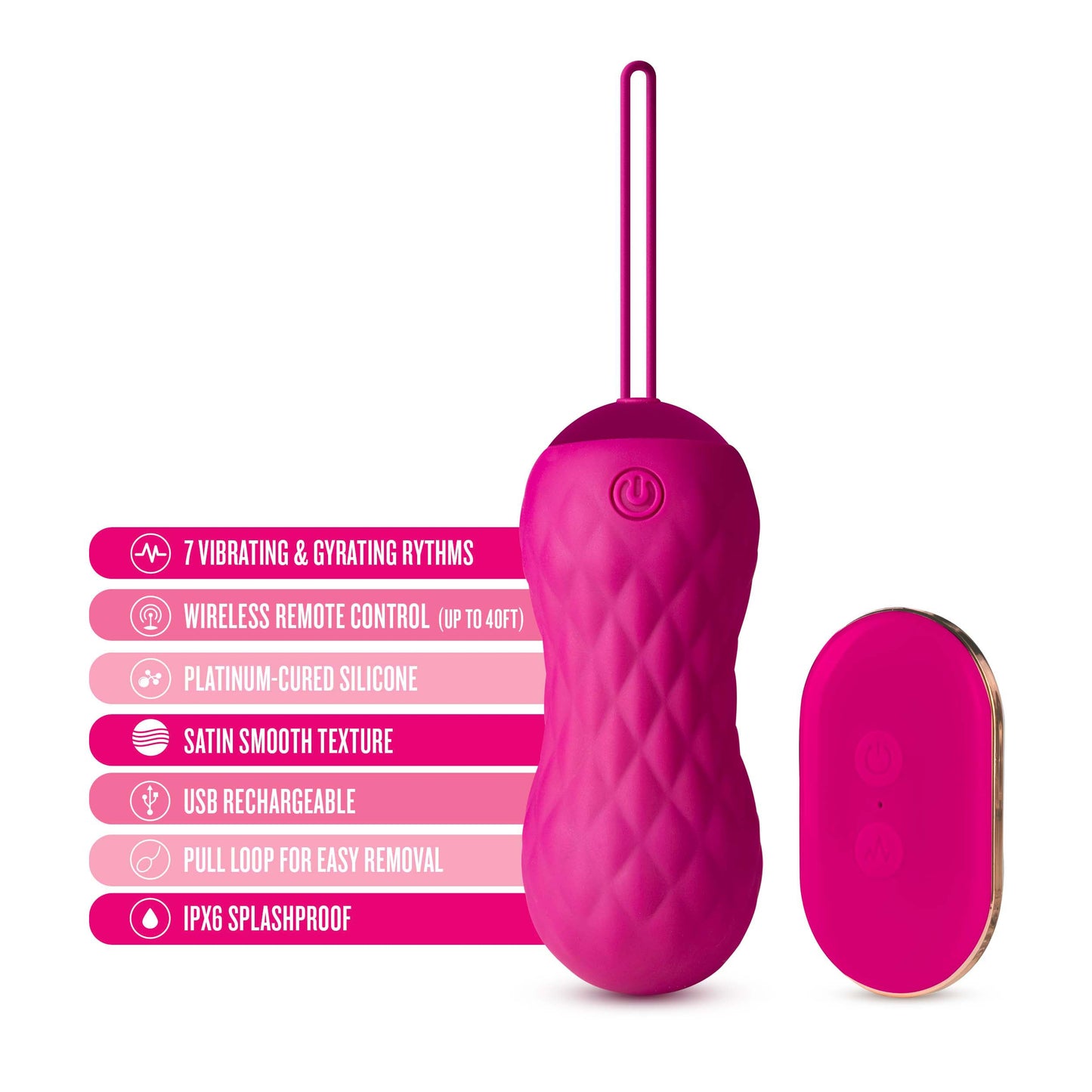 Lush Carina – Remote-Controlled Gyrating Vibrating Egg