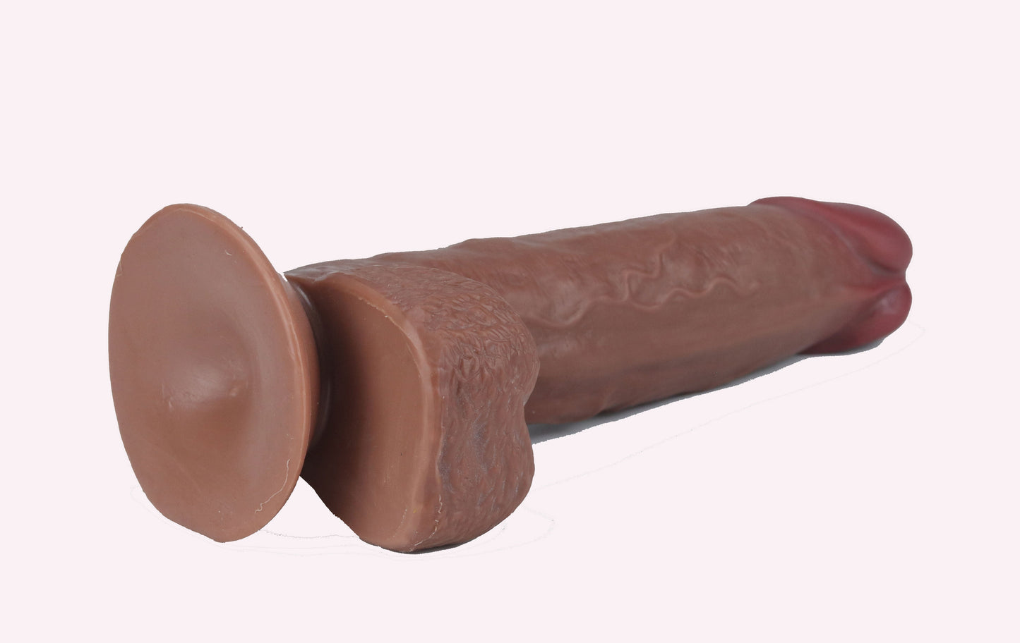 Get Lucky 7.5 Inch Realistic Dark Brown Dildo