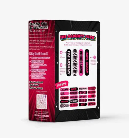 Naughty Naughty XXX Ouchie Stix – 40-Pack Bandages