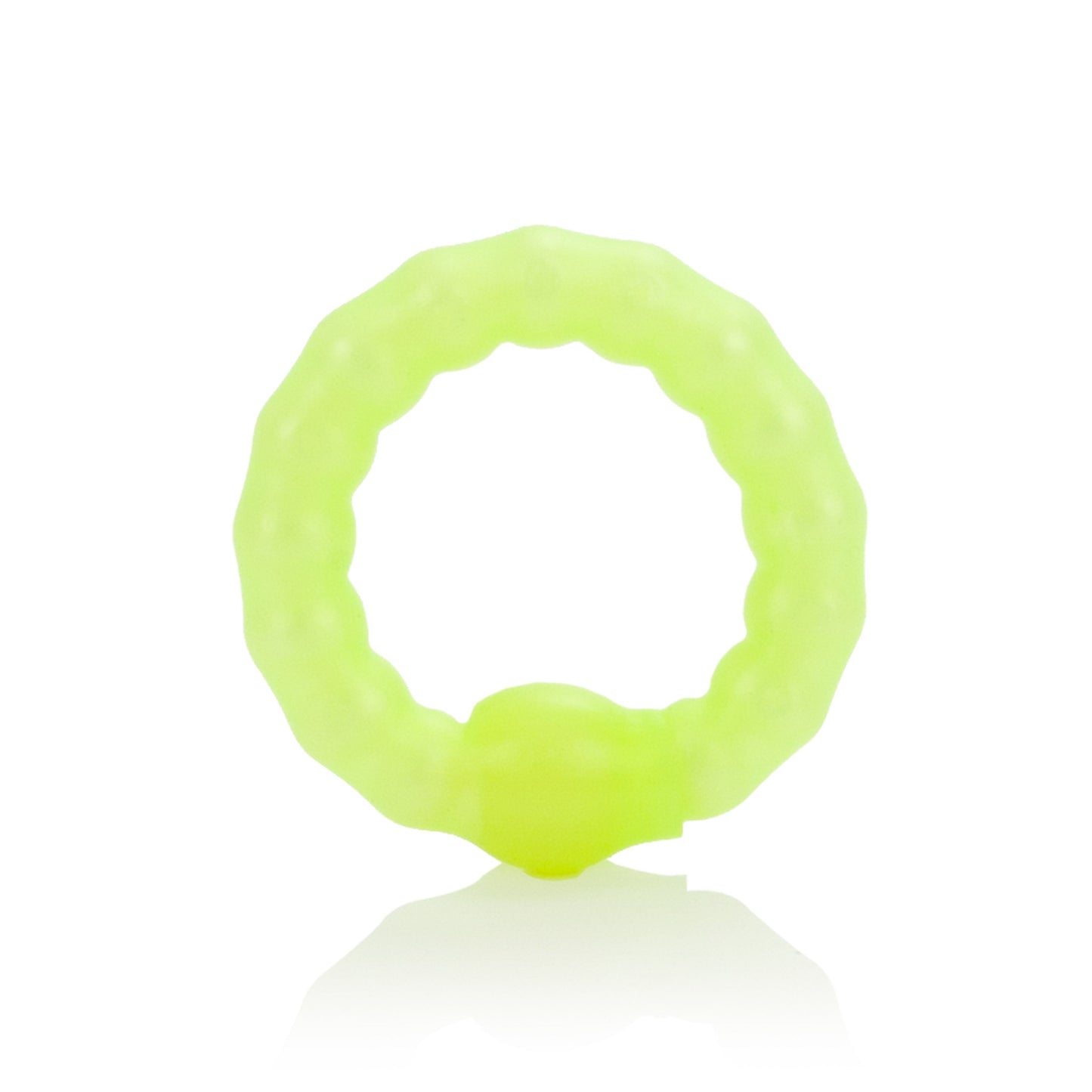 Pearl Beaded Prolong Ring with Stimulating Beads for Men