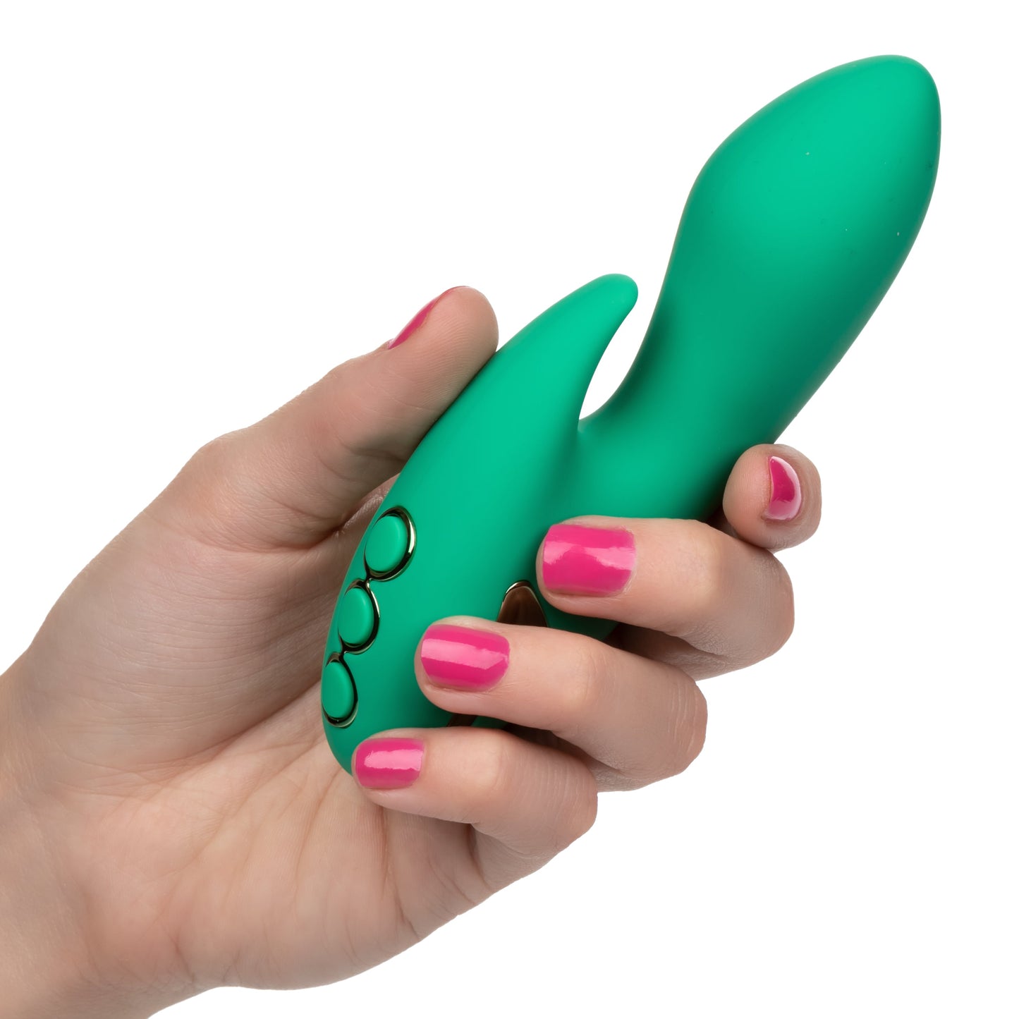 California Dreaming Sierra Sensation Flexible Teaser in Green with 10 Vibration Modes and Silicone Body