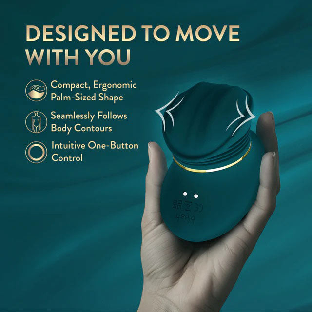 The Blush Collection Riana (Dark Teal) – Clitoral Stimulator