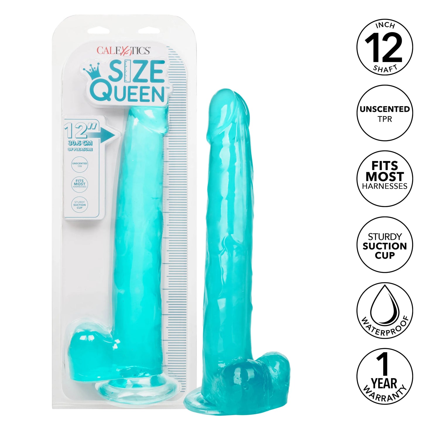 Size Queen 12 Inch Realistic Dildo – Firm 30.5 Cm Dildo