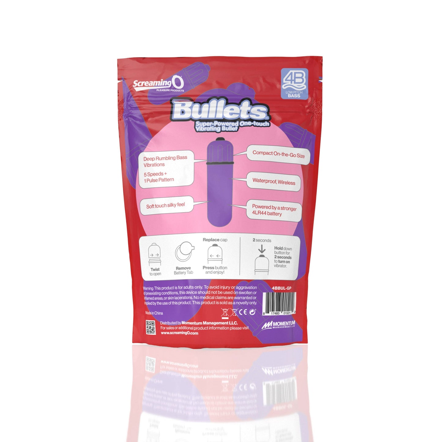 Bullets 4B Low Pitch Bass (Grape)
