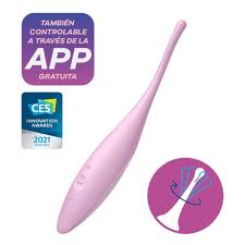 Satisfyer Twirling Joy (Pink) – Waterproof Rechargeable Silicone Vibrator with App Control