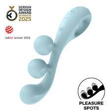Satisfyer Love Me Rabbit Vibrator Blue with Dual Motors G-Spot and Clitoral Stimulator