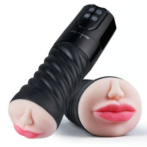 Beta - Blowjob Double Hardness Sucking Vibrating Masturbator Male Stroker Masturbation Cup